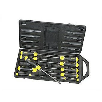 Stanley 10 Piece Cusion Grip Screwdriver Set 265014 3 Stanley 10 Piece Cusion Grip Screwdriver Set 265014