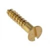 Countersunk Brass Slot Wood Screw 4 X 1/2 Inch -Draper || DeWALT || Stanley Sales 0058551 340