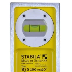 Stabila 83S 3 Vial Double Plumb Girder Level 40" (100cm)Stabila 83S Double Plumb Girder Spirit Level 100cm (40") -Draper || DeWALT || Stanley Sales 0063116 700