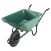 120 Litre Green Pneumatic Wheelbarrow -Draper || DeWALT || Stanley Sales 0065092 340