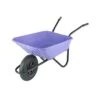 Shire 90 Litre Lilac Poly Pneumatic Wheelbarrow -Draper || DeWALT || Stanley Sales 0065094 340