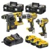 DeWalt DCK368P3T Kit DCD796+DCF887+DCH273 & 3 X 5.0Ah Batteries -Draper || DeWALT || Stanley Sales 0079207 340