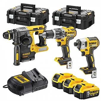 DeWalt DCK368P3T Kit DCD796+DCF887+DCH273 & 3 X 5.0Ah Batteries 3 DeWalt DCK368P3T Kit DCD796+DCF887+DCH273 & 3 X 5.0Ah Batteries