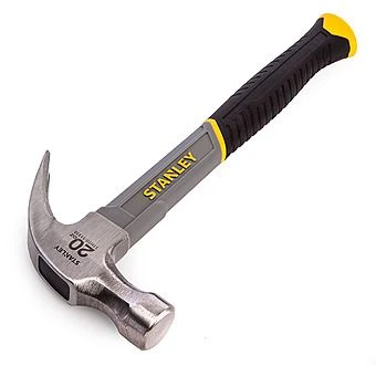 Stanley STHT0-51310 20oz Fiberglass Shaft Claw Hammer 3 Stanley STHT0-51310 20oz Fiberglass Shaft Claw Hammer