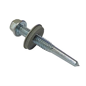 12G 5.5 X 38mm Hex Head Heavy Duty Tek Screw & G16W Washer 100 Pack 3 12G 5.5 X 38mm Hex Head Heavy Duty Tek Screw & G16W Washer 100 Pack