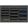 Draper 63483 Half Inch Square Drive Deep Impact Socket Set - Quarter EVA Tray 1 Draper 63483 Half Inch Square Drive Deep Impact Socket Set - Quarter EVA Tray -Draper || DeWALT || Stanley Sales 0087513 340
