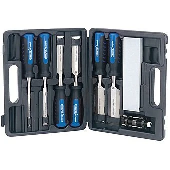 Draper 88605 8 Piece 150mm Soft Grip Wood Chisel Kit 3 Draper 88605 8 Piece 150mm Soft Grip Wood Chisel Kit