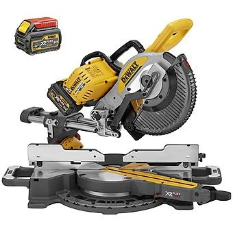 DeWalt DCS727T2 54V XR 250mm FlexVolt Mitre Saw With WTC 2 X 6.0Ah Batteries DCS727 3 DeWalt DCS727T2 54V XR 250mm FlexVolt Mitre Saw With WTC 2 X 6.0Ah Batteries DCS727