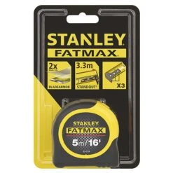 Stanley FatMax 5m/16' Tape Measure With Blade Armour 033719 -Draper || DeWALT || Stanley Sales 0094445 700