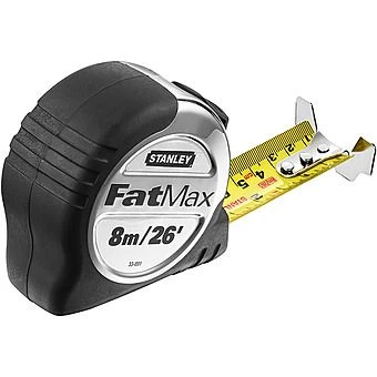 Stanley FatMax XL 8m/26' Tape Measure With Blade FX 533891 3 Stanley FatMax XL 8m/26' Tape Measure With Blade FX 533891