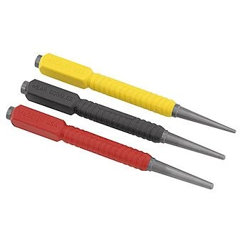 Stanley 3 Pce Dynagrip Nail Punch Set 0-58-930 3 Stanley 3 Pce Dynagrip Nail Punch Set 0-58-930