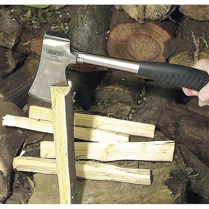 Draper 62166 Steel Shafted Hand Axe 560g / 1 1/4lb Hatchet 5 Draper 62166 Steel Shafted Hand Axe 560g / 1 1/4lb Hatchet - Image 3