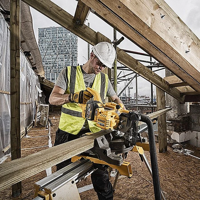 Dewalt DCS777T2 54V FlexVolt 216mm Cordless Mitre Saw 2 X 6.0Ah Batteries 6 Dewalt DCS777T2 54V FlexVolt 216mm Cordless Mitre Saw 2 X 6.0Ah Batteries - Image 4