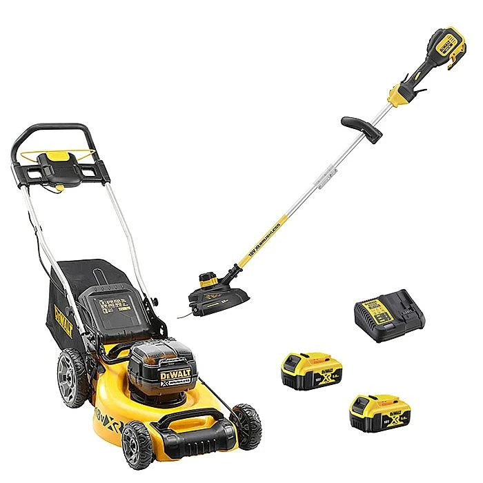 DeWalt 18v Brushless Lawn Mower & Strimmer Combo 2 X 5.0Ah Batteries (DCMW564 & DCM561) 4 DeWalt 18v Brushless Lawn Mower & Strimmer Combo 2 X 5.0Ah Batteries (DCMW564 & DCM561) - Image 2