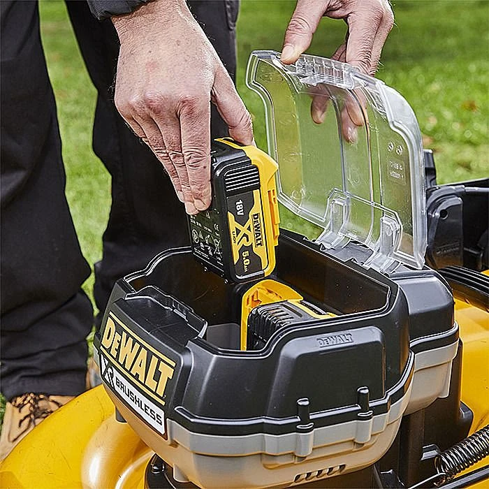 DeWalt 18v Brushless Lawn Mower & Strimmer Combo 2 X 5.0Ah Batteries (DCMW564 & DCM561) 7 DeWalt 18v Brushless Lawn Mower & Strimmer Combo 2 X 5.0Ah Batteries (DCMW564 & DCM561) - Image 5