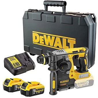 DeWalt DCH273P2 18V XR Brushless Rotary Hammer Drill SDS+ 2 X 5.0Ah Batteries DCH273 3 DeWalt DCH273P2 18V XR Brushless Rotary Hammer Drill SDS+ 2 X 5.0Ah Batteries DCH273