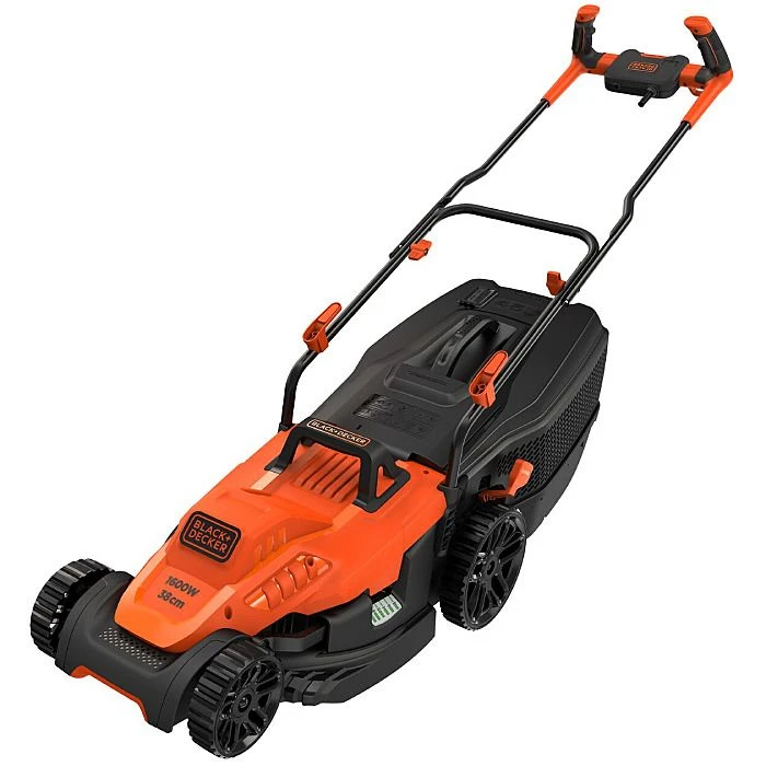 Black & Decker BEMW471BH 38cm 1600W Lawn Mower With Bike Handle Electric Lawnmower 4 Black & Decker BEMW471BH 38cm 1600W Lawn Mower With Bike Handle Electric Lawnmower - Image 2
