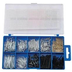 Draper 69042 485 Piece Nail And Pin Assortment
