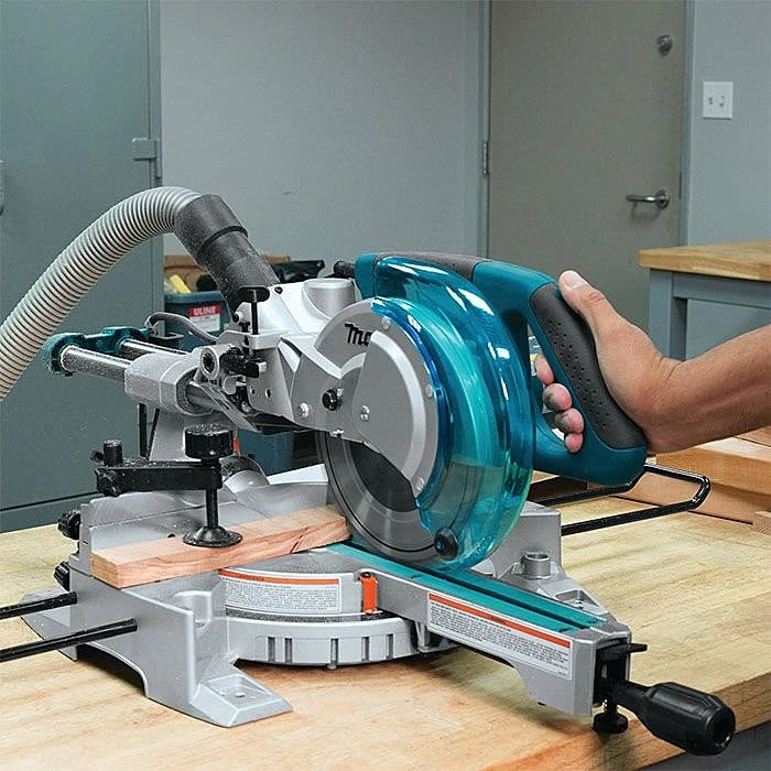Makita LS0815FLN 216mm Sliding Compound Mitre Saw 6 Makita LS0815FLN 216mm Sliding Compound Mitre Saw - Image 4