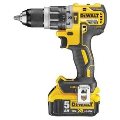 DeWalt DCD796P1 18V XR Compact Brushless Combi Hammer Drill & 5.0Ah Battery -Draper || DeWALT || Stanley Sales 0100666 700