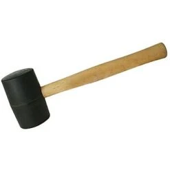 Silverline Black Rubber Mallet
