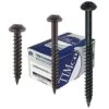 TIMco No.6 Blackjax Woodscrews Roundhead 200 Box -Draper || DeWALT || Stanley Sales 0101585 340