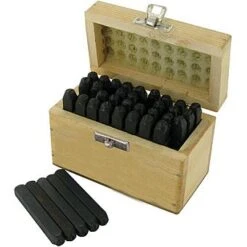 Silverline Letters & Numbers Punch Stamps 36 Piece Set