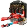 Timco 4 Pack 250kg Ratchet Straps 5m X 25mm -Draper || DeWALT || Stanley Sales 0102371 340