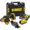 DeWalt DCS438E2T 18V XR 75mm Cut Off Saw Tool & 2 X 1.7Ah PowerStack Batteries -Draper || DeWALT || Stanley Sales 0102527 340
