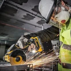 DeWalt DCS438E2T 18V XR 75mm Cut Off Saw Tool & 2 X 1.7Ah PowerStack Batteries -Draper || DeWALT || Stanley Sales 0102529 700