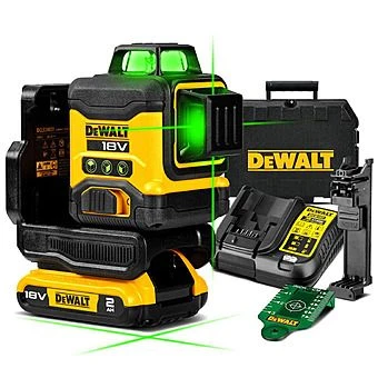 DeWalt DCLE34031D1 18V XR Compact 3x360° Green Laser & 2.0Ah Battery 3 DeWalt DCLE34031D1 18V XR Compact 3x360° Green Laser & 2.0Ah Battery