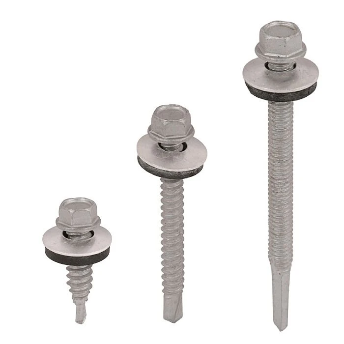 No.12 Hex Head Light Duty Tek Screw For Steel With Washer 4 No.12 Hex Head Light Duty Tek Screw For Steel With Washer - Image 2