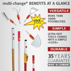 Wolf-Garten Wolf Garten Multi-Change Rake & Dutch Hoe -Draper || DeWALT || Stanley Sales 0103578 700