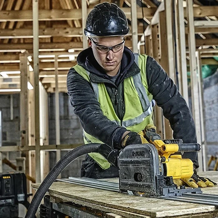 DeWalt DCS520T2 54V XR FlexVolt 165mm Plunge Saw & Rails Kit 2 X 6.0Ah Batteries 5 DeWalt DCS520T2 54V XR FlexVolt 165mm Plunge Saw & Rails Kit 2 X 6.0Ah Batteries - Image 3