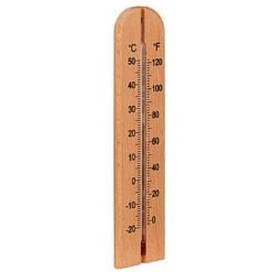 Gardman Wooden Wall Thermometer