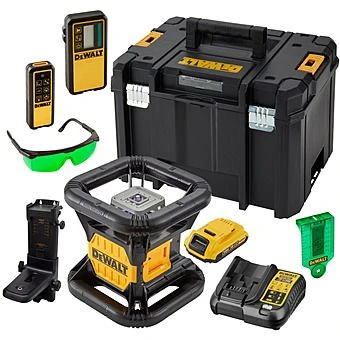DeWalt DCE079D1G 18V XR Self Level Green Rotary Laser Kit 3 DeWalt DCE079D1G 18V XR Self Level Green Rotary Laser Kit