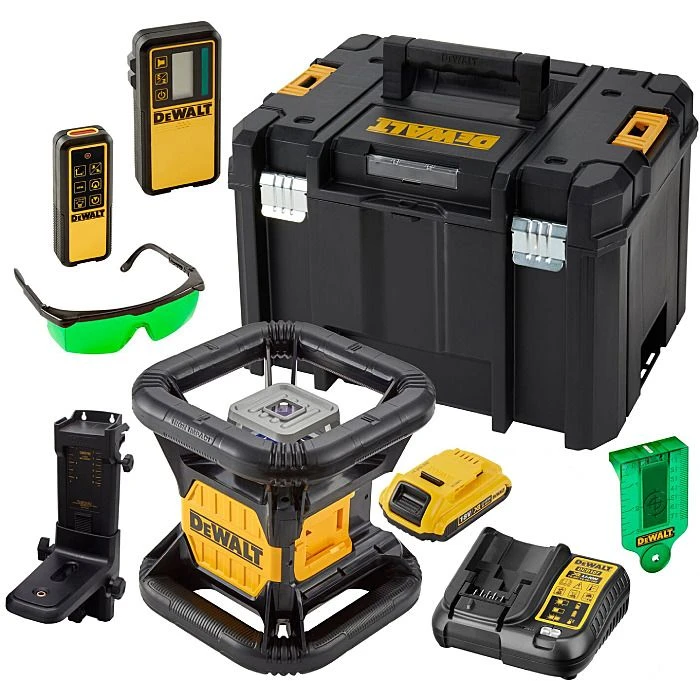 DeWalt DCE079D1G 18V XR Self Level Green Rotary Laser Kit 4 DeWalt DCE079D1G 18V XR Self Level Green Rotary Laser Kit - Image 2