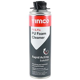 Timco Fill & Fix PU Foam Cleaner 500ml 3 Timco Fill & Fix PU Foam Cleaner 500ml