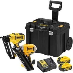 Dewalt DCK264P2T 18V 1st & 2nd Fix Cordless Twin Nailer Kit - DCN692 + DCN660 - 2 X 5.0Ah Batteries