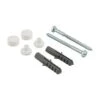 Timco PBK Pan And Bidet Fixing Kit 6 X 80mm - White Caps -Draper || DeWALT || Stanley Sales 0106422 340