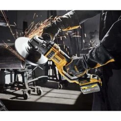 DeWalt DCG460X2 54V XR FlexVolt Cordless 230mm Angle Grinder & 2x 9.0Ah Batteries -Draper || DeWALT || Stanley Sales 0106697 700